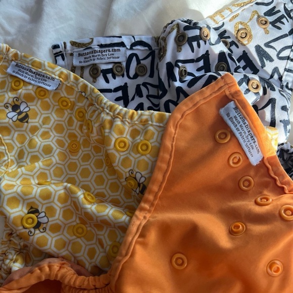 Buttons Diaper Covers - Picture 2 of 5